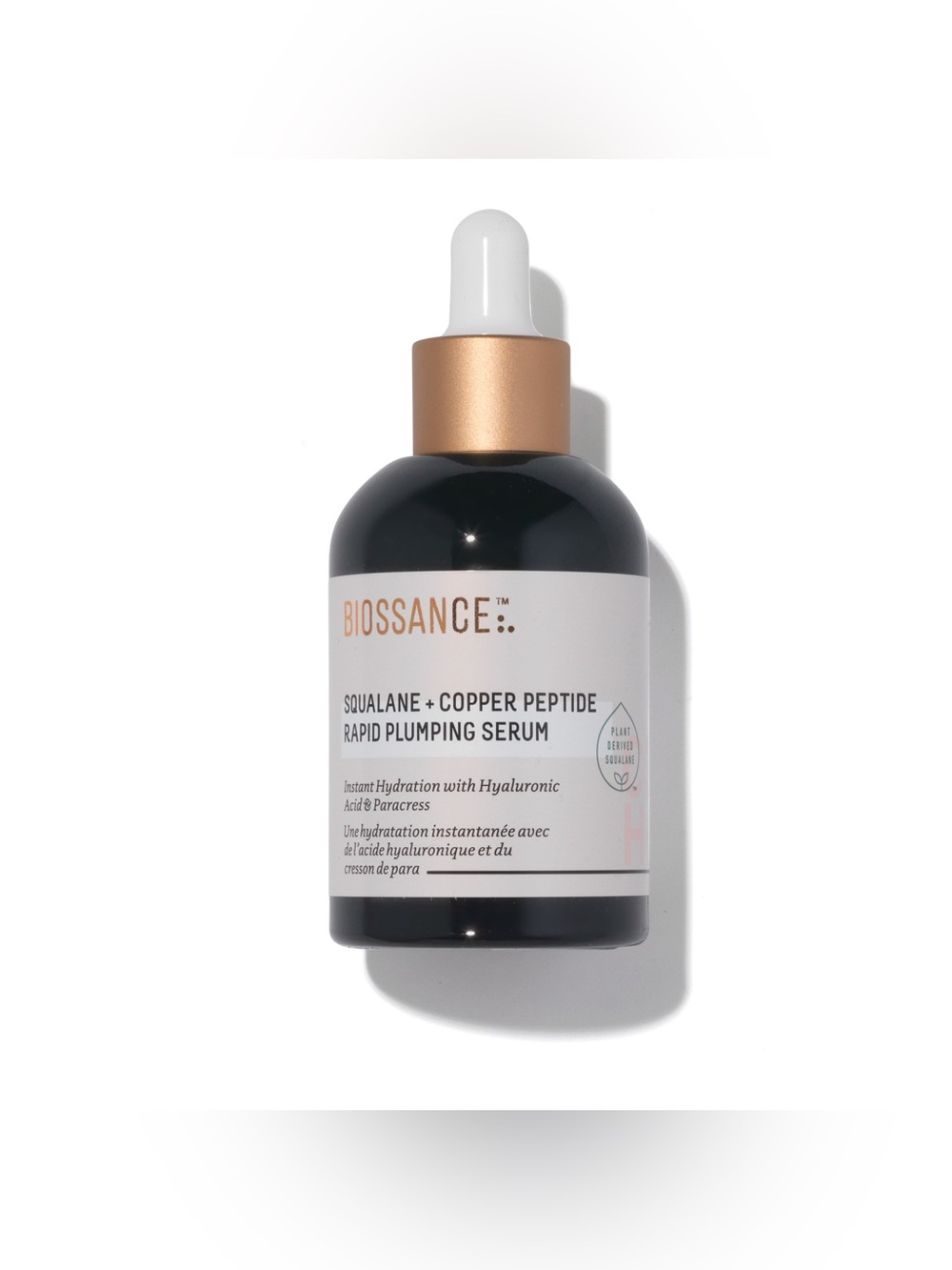 Biossance Squalane + Copper Peptide Rapid Plumping Serum NIB